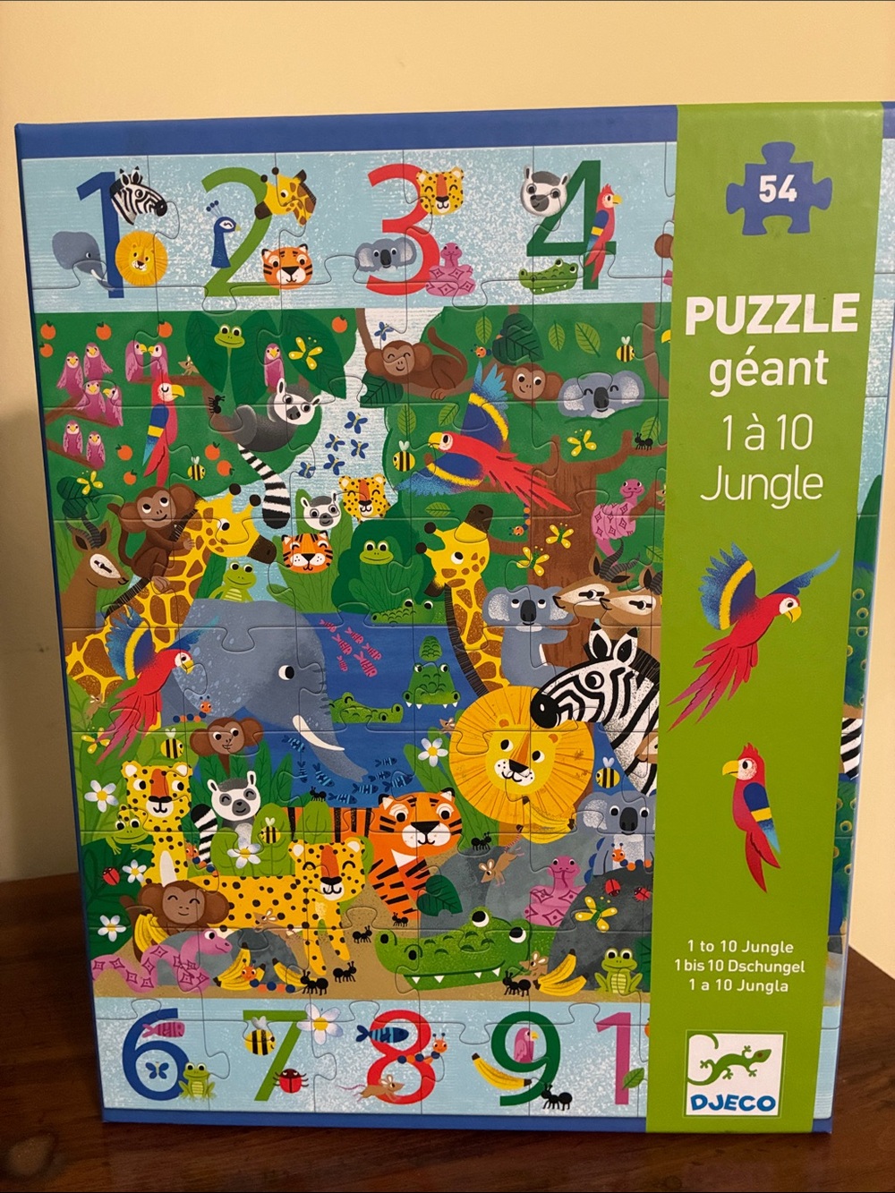 Djeco - COUNT TO 10 GIANT PUZZLE